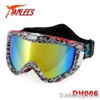 Panlees Mirrored Ski Goggles with Dual Lens (2013 New Model)