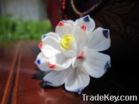 Sell Flower porcelain necklace jewelry
