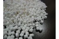 Recycled HDPE granules Blow Grade White Color