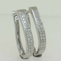 Diamond Hoops Earring