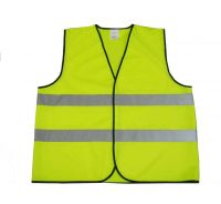 safety jacket yellow colour with phosphorous strips