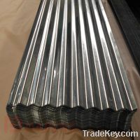 Corrugated galvanized steel sheet