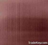 Sell Rose red hairline frosted colour decorative plate prices