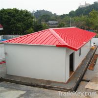 Sell Red Color T Style 1 Floor Prefab House (JY-T-1F-02)