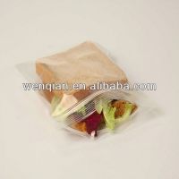 Plastic ziplock packaging bag for sandwich