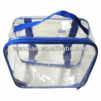 clear pvc bags with zipper