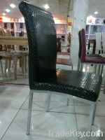 100% PU synthetic leather with metal dining chairs