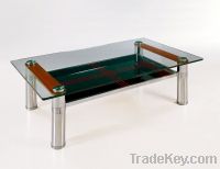 Modern design glass coffee table