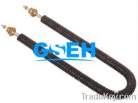Sell finned armored heater element S shape