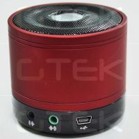 Portable rechargeable bluetooth speaker with FM radio and TF card slot