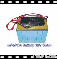 Power Battery for Motorcycle/Electric Scooter 36V 20Ah LiFePO4