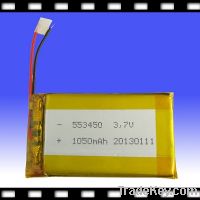 MP3/MP4/Camera Battery, Lithium Polymer Battery 3.7V 1050mAh (553450)