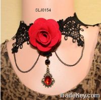 Sell Fashion chocker necklace /pandents SLJ0154