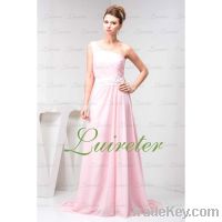 Sell Pink Chiffon Beading Evening Dress