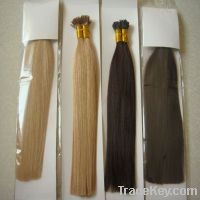 Sell Indian remy I-tip hair extensions, factory wholesale price