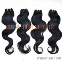 Sell Brazilian virgin remy human hair weft, wholesale price