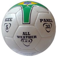 Soccer ball / football for school trainer / players size 5 hand stitched 32 panel