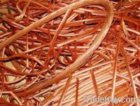 Sell copper cable scrap 99.99%