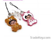 Sell lovely catoon figure mobile phone chain