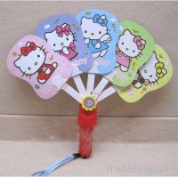 Sell plastic mini hello kitty folding fan for children