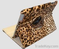 Sell Leopard 360 Degree Rotating Leather Stand Case for Ipad 2 3 4