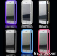 Sell TPU+PC Connection Transparent Flip Case For iPhone 5C