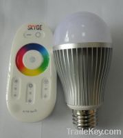 Sell RGB LED Bulb with touch key remote control