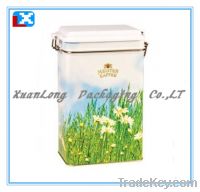 Sell Airtight Tin Box with Plastic Lid for Coffee &Tea