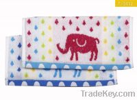 pure cotton jacquard wash cloth children towel