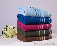 100 cotton bath towel plain stripe towels