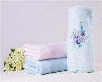 custom embroidered face towels set on sale spot personalized bath towel wholesale