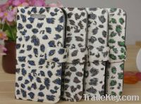 Sell Leopard style PU leather case bag for iphone 5