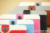 Sell With stand pocket PU leather case for Samsung Note II N7100