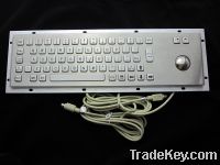 Sell kiosk Metal PC Keyboard with trackball D-8602