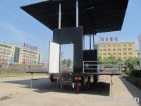 Sell double side fully hydraulic mobile stage semi trailer