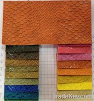 Sell snake grain pu synthetic leather