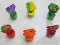 Sell promotion funny fruit namecard clip memo clip