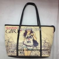 Super hotsale girl designed shopping bags, fashion handbags