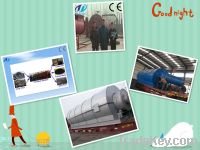 used tire recycling machine