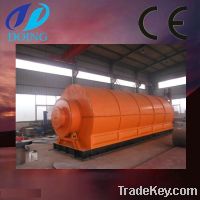 Get crude oil from waste tyre pyrolysis machine
