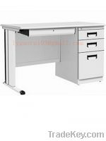 Sell 3 drawers wood steel fire proof knock-down office desk