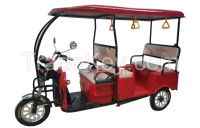 Electric Tuk tuk 3 Wheel Pedicab Rickshaw With ABS Fiber Roof For Passengers