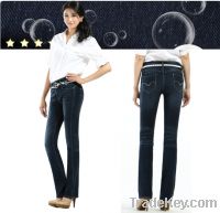 Sell 2013 new style knit slim fit mid waist elastic sexy flare jeans