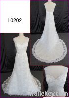 Sell princess luxury corded lace A-line wedding gowns