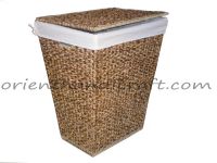 Vietnam water hyacinth laundry hamper