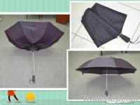 Sell auto open high quality 2 fold umbrella for lady