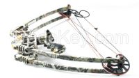 Camo/Black Bow Set, Camouflage and Black Triangle Hunting Compound Bow and Arrow Set, China Archery Set