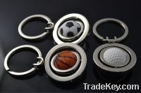 Sell Basketball Customized Rotatable Metal Keychain