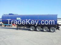 56CBM 3 AXLE Asphalt/bitumen road tanker semi trailer fuel tanker semi trailer