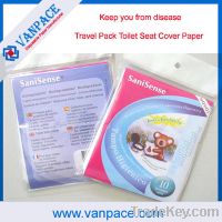 Sell 1/16 fold disposable seat cover / household paper/ toilet paper